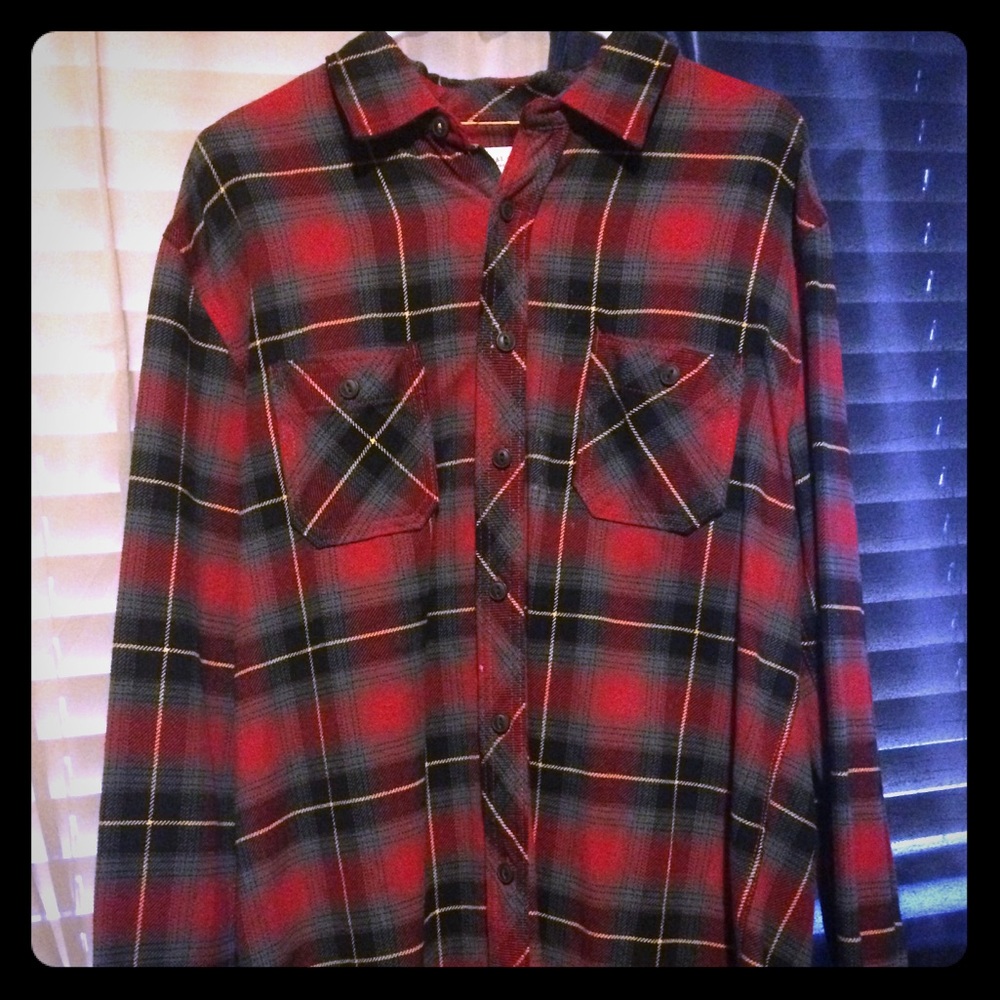 Flannel plaid shirt